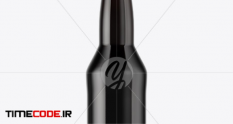 amber glass dark beer bottle mockup 52124 13 04 523