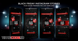 دانلود پروژه آماده پریمیر : استوری اینستاگرام جمعه سیاه Black Friday Instagram Stories