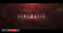 دانلود پروژه آماده افترافکت : تیزر سینمایی Cinematic Trailer