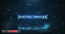 دانلود پروژه آماده افترافکت : تریلر دیجیتال Digital Trailer