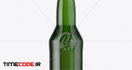 دانلود موکاپ شیشه نوشابه  Green Glass Bottle Mockup
