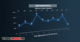 دانلود پروژه آماده افترافکت : ابزار ساخت گراف اینفوگرافی Infographics: Vertical Graph Creator V 2
