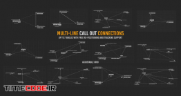 دانلود پروژه آماده افترافکت : اینفوگرافی Multi-Line Call Outs