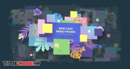 دانلود پروژه آماده افترافکت : تیزر تبلیغاتی رستوران New Cafe Menu Promo