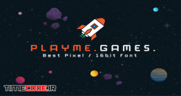 دانلود فونت انگلیسی بازی کامپیوتری PlayMe.Games