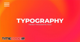 دانلود پروژه آماده افترافکت : تایپوگرافی Typography V3