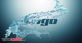 دانلود پروژه آماده پریمیر : نمایش لوگو با پاشیدن آب Water Splash Logo