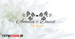 دانلود پروژه آماده پریمیر : 8 تایتل کلیپ عروسی Flower Wedding Titles