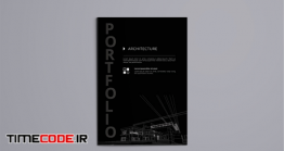 دانلود فایل لایه باز بروشور معماری Bi-fold Architecture Portfolio