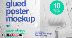 Glued Poster Mockup Collection 4327438 22 04 440