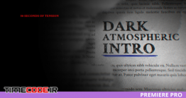 دانلود پروژه آماده پریمیر : تیتراژ روزنامه Taku – Dark Atmospheric Intro