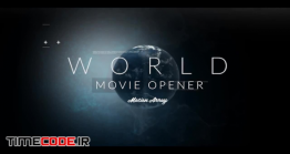 دانلود پروژه آماده پریمیر : تیتراژ کره زمین World Movie Opener