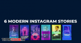 دانلود پروژه آماده پریمیر : 6 استوری اینستاگرام Modern Instagram Stories