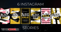 دانلود پروژه آماده افترافکت : استوری اینستاگرام Black Friday Instagram Stories