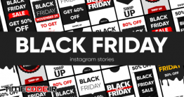 دانلود پروژه آماده افترافکت : استوری اینستاگرام جمعه سیاه Black Friday Instagram Stories