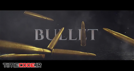 دانلود پروژه آماده فاینال کات پرو : تیتراژ با گلوله Bullet Title