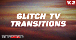 دانلود پروژه پریمیر : ترنزیشن نویز و پارازیت Glitch TV Transitions