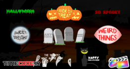 دانلود پروژه آماده فاینال کات پرو : تایتل هالووین Halloween Titles