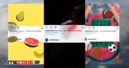 دانلود پروژه آماده افترافکت : استوری سه بعدی Instagram And Social Media Posts