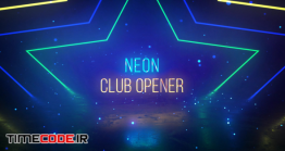 دانلود پروژه آماده پریمیر : وله Neon Club Opener