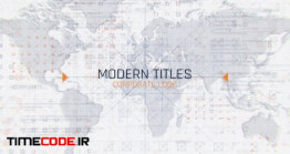 دانلود پروژه آماده افترافکت : تایتل Technological Corporate Titles