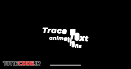 دانلود پروژه آماده فاینال کات پرو : تایتل Trace Text Animations