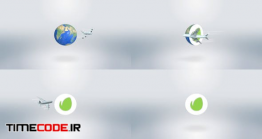 دانلود پروژه آماده افترافکت : لوگو آژنس هواپیمایی Air Traveler – Clean Logo