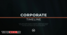 دانلود پروژه آماده افترافکت : تیزر معرفی کسب و کار Corporate Timeline