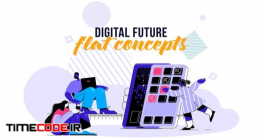 دانلود پروژه تیزر موشن گرافیک Digital Future – Flat Concept