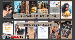 دانلود پروژه آماده افترافکت : استوری اینستاگرام Paper Stories For Instagram