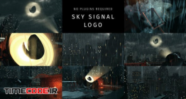 دانلود پروژه آماده افترافکت : لوگو به سبک بتمن Sky Signal Logo II
