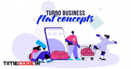 دانلود تیزر موشن گرافیک فلت Turbo Business – Flat Concept