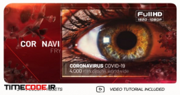 دانلود پروژه آماده افترافکت : اسلایدشو کرونا COVID-19 Coronavirus Tehnology Slideshow