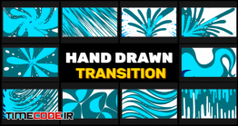 دانلود پروژه آماده افترافکت : ترنزیشن کارتونی Hand Drawn Transitions
