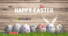دانلود پروژه آماده افترافکت : تخم مرغ رنگی Happy Easter