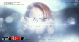 دانلود پروژه آماده افترافکت : اسلایدشو The Age Cinematic Title