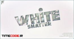 دانلود پروژه آماده افترافکت : لوگو White Shatter Logo