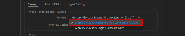 راهنمای حل مشکل کندی در پریمیر 1 Premiere Pro Lag Check GPU Setting
