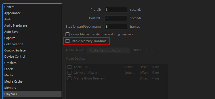 راهنمای حل مشکل کندی در پریمیر 9 Premiere Pro Lag Disable Mercury Transmit