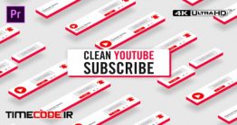 دانلود رایگان پروژه آماده پریمیر : صفحه عضویت یوتیوب Clean Youtube Subscribe