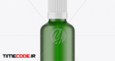 frosted green glass dropper bottle mockup 58998 02 04 878