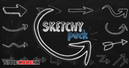 دانلود پروژه آماده افترافکت : مجموعه فلش انیمیشن Sketchy Explainer Pack #4 Arrows Pack
