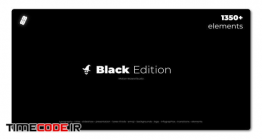 دانلود پروژه آماده افترافکت : بسته گرافیکی سیاه و سفید Black Edition – Graphics Pack