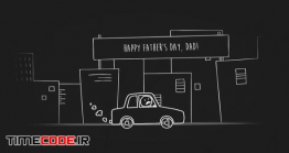دانلود پروژه آماده افترافکت : اسلایدشو انیمیشن روز پدر Fathers Day Doodle