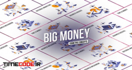 دانلود پروژه آماده افترافکت : موشن گرافیک ایزومتریک اقتصادی Big Money – Isometric Concept