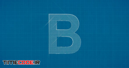 دانلود پروژه آماده افترافکت : لوگو با طرح مدادی Blueprint Logo Reveal