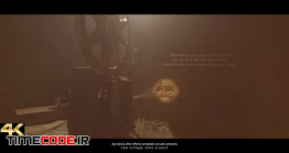 دانلود پروژه آماده افترافکت : نمایش عکس با پروژکتور Vintage Memories – Film Projector 2