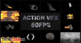 دانلود پروژه آماده افترافکت : افکت انفجار Action VFX Pack