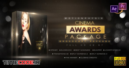 دانلود پروژه آماده پریمیر : معرفی نامزدها و جوایز Cinema Awards Package_Premiere PRO