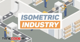 دانلود کاراکتر موشن گرافیک : المان ایزومتریک Isometric Industry